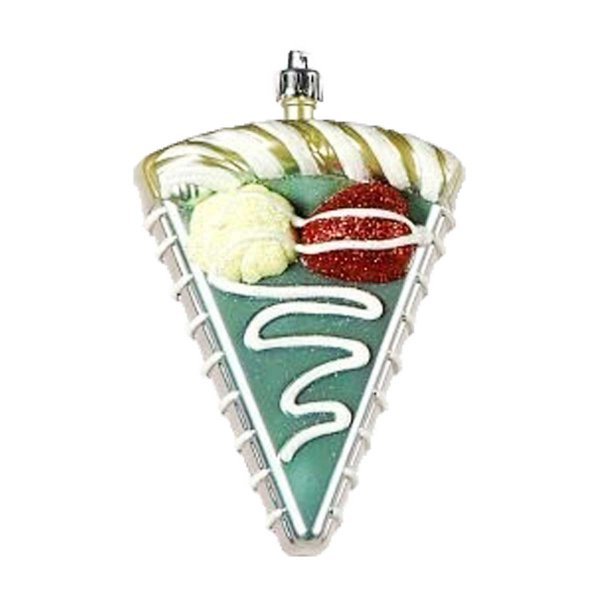 Χριστουγεννιάτικο Κομμάτι Τούρτας Μπλε (11 cm)